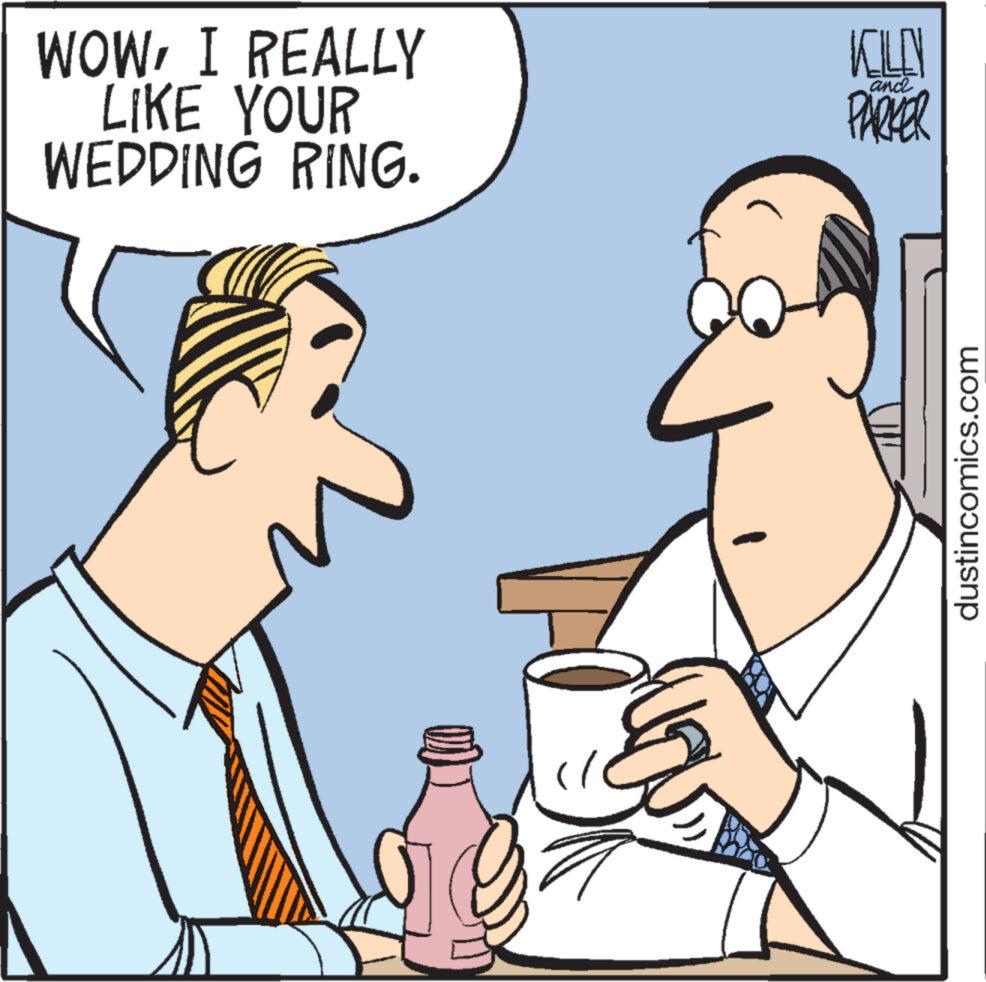 Organism OCR: WOWI REALLY LIKE YOUR WEDDING RING. KILN PARKER and dustincomics.com WOWI REALLY LIKE YOUR WEDDING RING . KILN PARKER and dustincomics.com