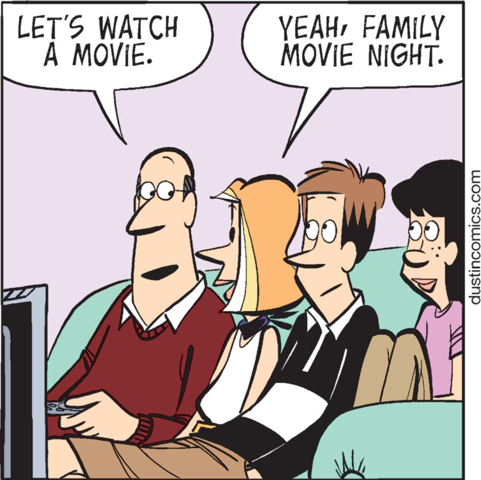 Font OCR: LET'S WATCH A MOVIE. YEAHFAMILY MOVIE NIGHT. bo dustincomics.com LET'S WATCH A MOVIE . YEAHFAMILY MOVIE NIGHT . bo dustincomics.com