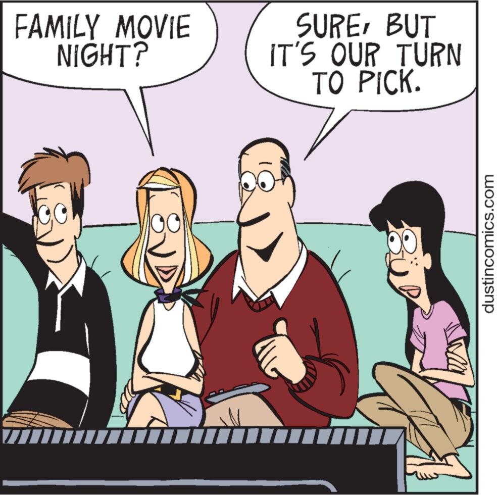 Social group OCR: FAMILY MOVIE NIGHT? a M SUREBUT IT'S OUR TURN TO PICK. dustincomics.com FAMILY MOVIE NIGHT ? a M SUREBUT IT'S OUR TURN TO PICK . dustincomics.com