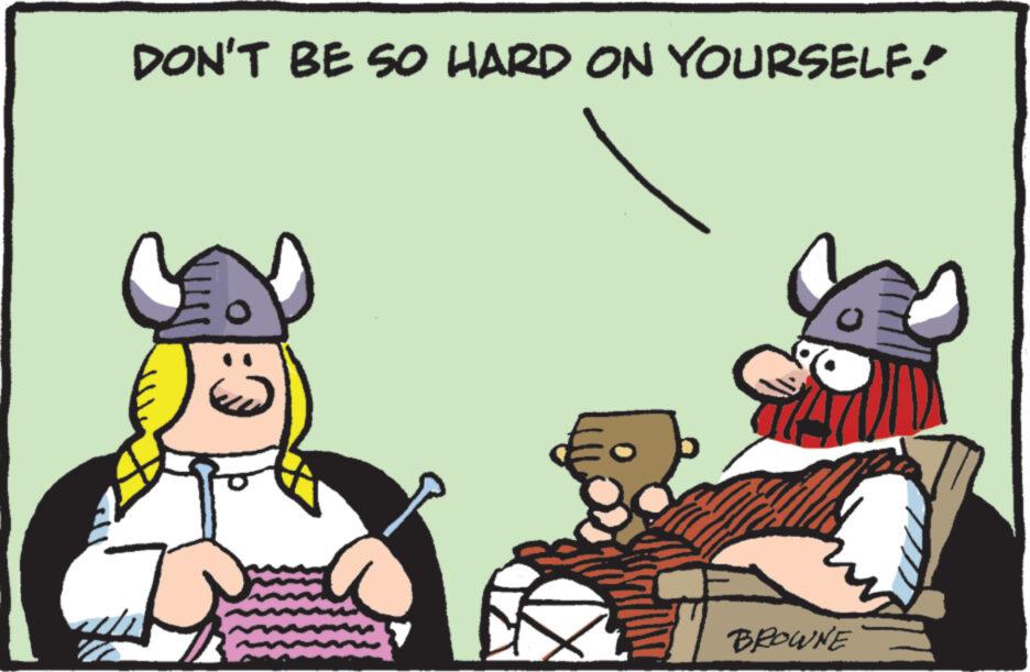 Rectangle OCR: DON'T BE SO HARD ON YOURSELF." BROWNE DON'T BE SO HARD ON YOURSELF . " BROWNE