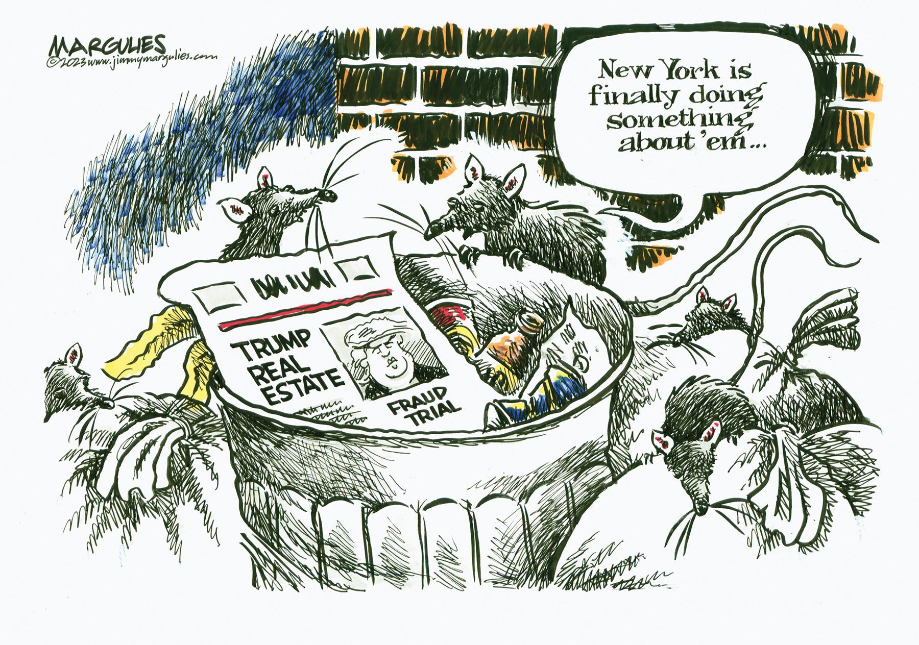 Event OCR: MARGULIES ?2023 www.jimmymargulies.com Beri TRUMP REAL ESTATE WON temu tan to FRAUD TRIAL O New York is finally doing Something about 'em... that Law MARGULIES ?2023 www.jimmymargulies.com Beri TRUMP REAL ESTATE WON temu tan to FRAUD TRIAL O New York is finally doing Something about ' em ... that Law