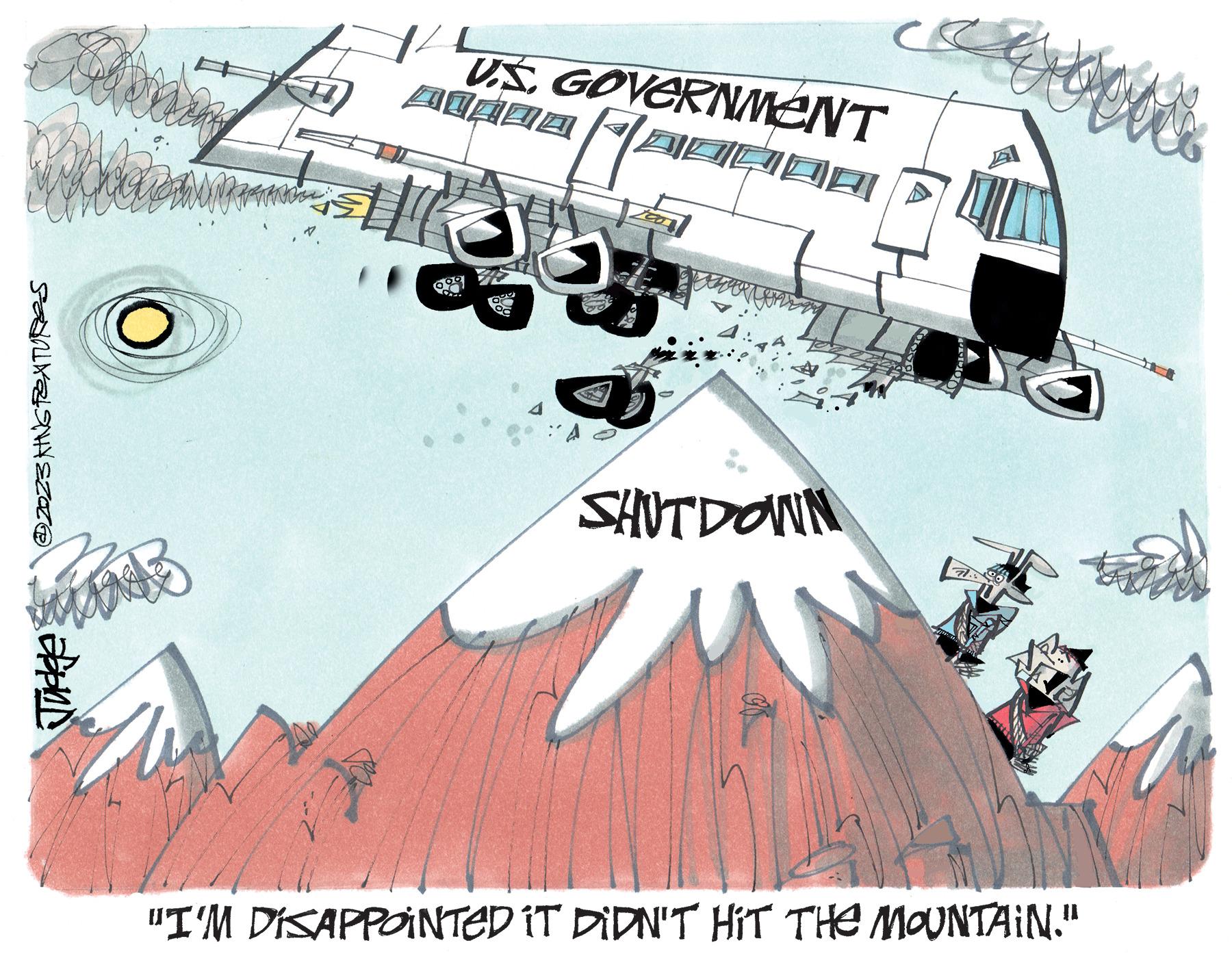 Jet engine OCR: @2023ANG TEXTURES B Parche Jua chow APPAL A1404 LIC U.S. GOVERNMENT 72 ADDDDD 20 foo Laat SHUTDOWN "I'M DISAPPOINTED IT DIDN'T HIT THE MOUNTAIN." trad @ 2023ANG TEXTURES B Parche Jua chow APPAL A1404 LIC U.S. GOVERNMENT 72 ADDDDD 20 foo Laat SHUTDOWN " I'M DISAPPOINTED IT DIDN'T HIT THE MOUNTAIN . " trad
