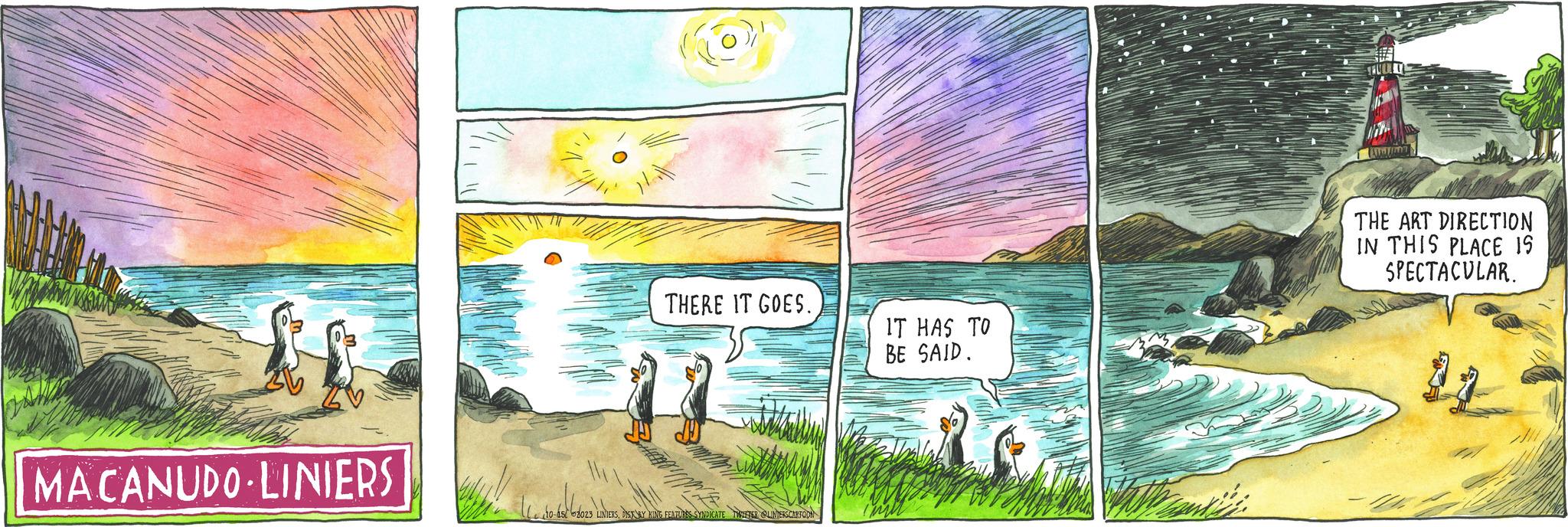 Visual arts OCR: MACANUDO LINIERS THERE IT GOES. 10-152023 LINIERSDIST BY KING FEATURSS SYNDICATE TWEETER LINTERSCARTOON IT HAS TO BE SAID. mer Thank's THE ART DIRECTION IN THIS PLACE IS SPECTACULAR. MACANUDO LINIERS THERE IT GOES . 10-152023 LINIERSDIST BY KING FEATURSS SYNDICATE TWEETER LINTERSCARTOON IT HAS TO BE SAID . mer Thank's THE ART DIRECTION IN THIS PLACE IS SPECTACULAR .