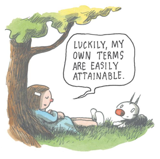 Tree OCR: LUCKILYMY OWN TERMS ARE EASILY ATTAINABLE. Dovy LUCKILYMY OWN TERMS ARE EASILY ATTAINABLE . Dovy