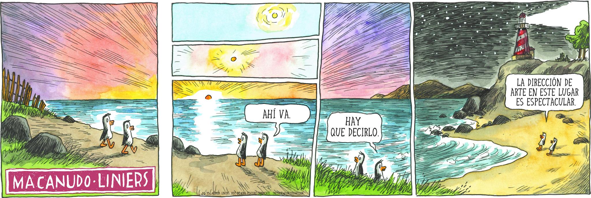 Happy OCR: MACANUDO LINIERS 141 AHÍ VA. 10 152023 LINIERSDIST KING FEATURES SYNDICATE TWITTER @LINIETSSARTOON HAY QUE DECIRLO. mer Wandt's LA DIRECCIÓN DE ARTE EN ESTE LUGAR ES ESPECTACULAR. MACANUDO LINIERS 141 AHÍ VA . 10 152023 LINIERSDIST KING FEATURES SYNDICATE TWITTER @LINIETSSARTOON HAY QUE DECIRLO . mer Wandt's LA DIRECCIÓN DE ARTE EN ESTE LUGAR ES ESPECTACULAR .