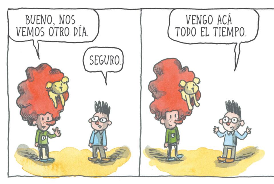 Art OCR: BUENONOS VEMOS OTRO DÍA. SEGURO. VENGO ACÁ TODO EL TIEMPO. BUENONOS VEMOS OTRO DÍA . SEGURO . VENGO ACÁ TODO EL TIEMPO .