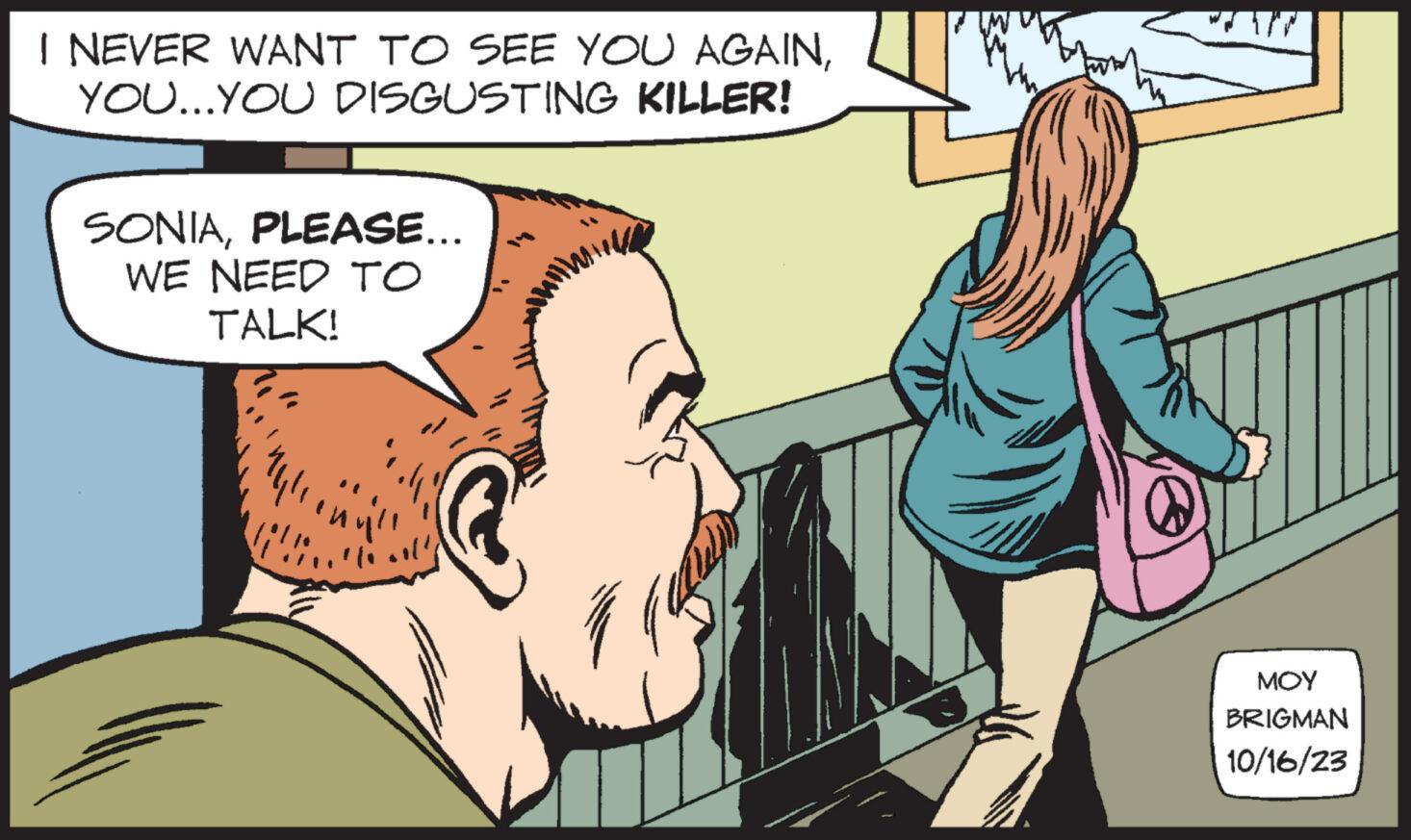 Interaction OCR: I NEVER WANT TO SEE YOU AGAINYOU...YOU DISGUSTING KILLER! SONIAPLEASE... WE NEED TO TALK! Myleen! ill ??? BRIGMAN 10/16/23 I NEVER WANT TO SEE YOU AGAINYOU ... YOU DISGUSTING KILLER ! SONIAPLEASE ... WE NEED TO TALK ! Myleen ! ill ??? BRIGMAN 10/16/23