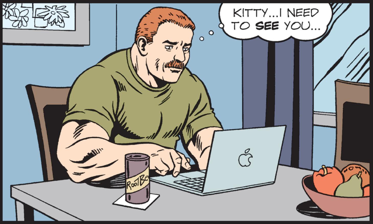 Computer keyboard OCR: Root Be KITTY...I NEED TO SEE YOU... Root Be KITTY ... I NEED TO SEE YOU ...