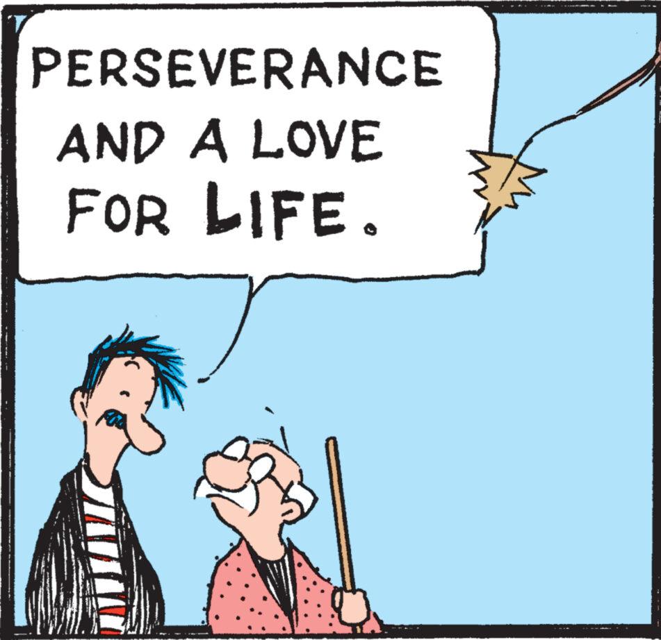 Parallel OCR: PERSEVERANCE AND A LOVE FOR LIFE. PERSEVERANCE AND A LOVE FOR LIFE .
