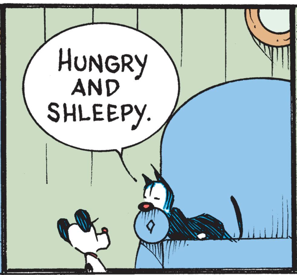 Parallel OCR: HUNGRY AND SHLEEPY. HUNGRY AND SHLEEPY .