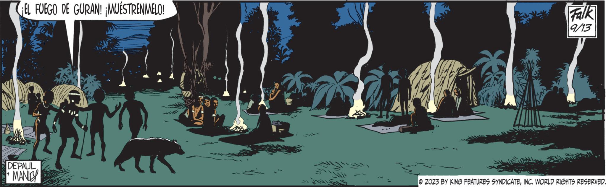 Natural landscape OCR: ¡EL FUEGO DE GURAN! ¡MUÉSTRENMELO! DEPALIL MANICY + NARLY Falk 9/13 ?2023 BY KING FEATURES SYNDICATEINC. WORLD RIGHTS RESERVED. ¡ EL FUEGO DE GURAN ! ¡ MUÉSTRENMELO ! DEPALIL MANICY + NARLY Falk 9/13 ?2023 BY KING FEATURES SYNDICATEINC . WORLD RIGHTS RESERVED .
