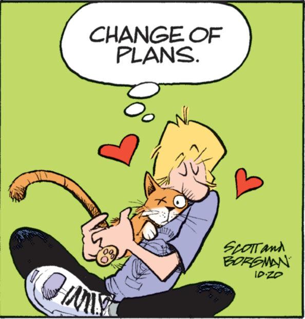 Rectangle OCR: CHANGE OF PLANS. OIN uns Do x www.v SCOTT and BORGMAN ID.ZO CHANGE OF PLANS . OIN uns Do x www.v SCOTT and BORGMAN ID.ZO
