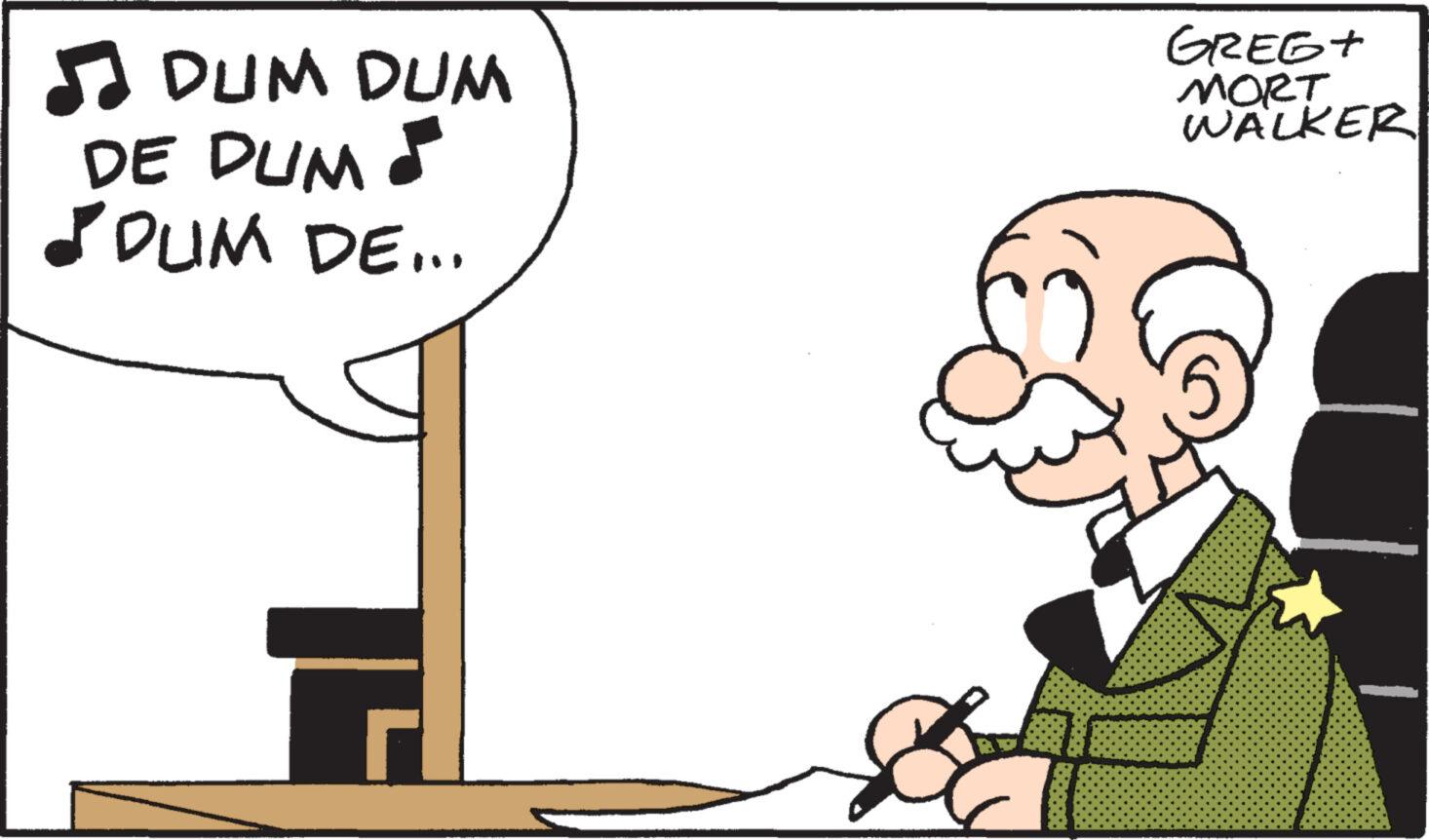 Conversation OCR: DUM DUM DE DUM DUIM DE... r GREGT MORT WALKER DUM DUM DE DUM DUIM DE ... r GREGT MORT WALKER