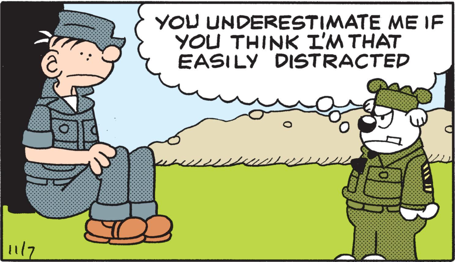 Conversation OCR: 11/7 € O YOU UNDERESTIMATE ME IF YOU THINK I'M THAT EASILY DISTRACTED N 11/7 € O YOU UNDERESTIMATE ME IF YOU THINK I'M THAT EASILY DISTRACTED N