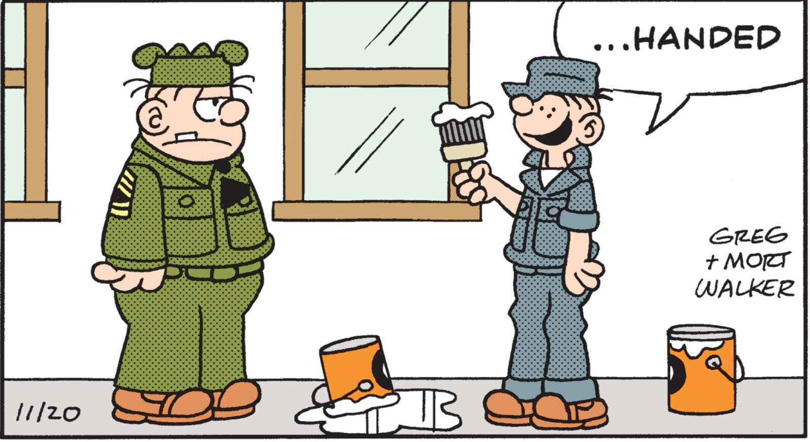 People OCR: 11/20 UM O IC B ...HANDED GREG + MORT WALKER 11/20 UM O IC B ... HANDED GREG + MORT WALKER