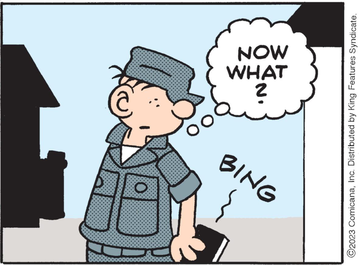 Design OCR: O BING 2 WHAT NOW ?2023 ComicanaInc. Distributed by King Features Syndicate. O BING 2 WHAT NOW ?2023 ComicanaInc. Distributed by King Features Syndicate .