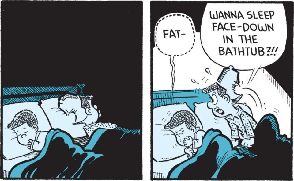 Illustration OCR: DUY FAT- WANNA SLEEP FACE-DOWN IN THE BATHTUB?!! Wars DUY FAT WANNA SLEEP FACE - DOWN IN THE BATHTUB ? !! Wars