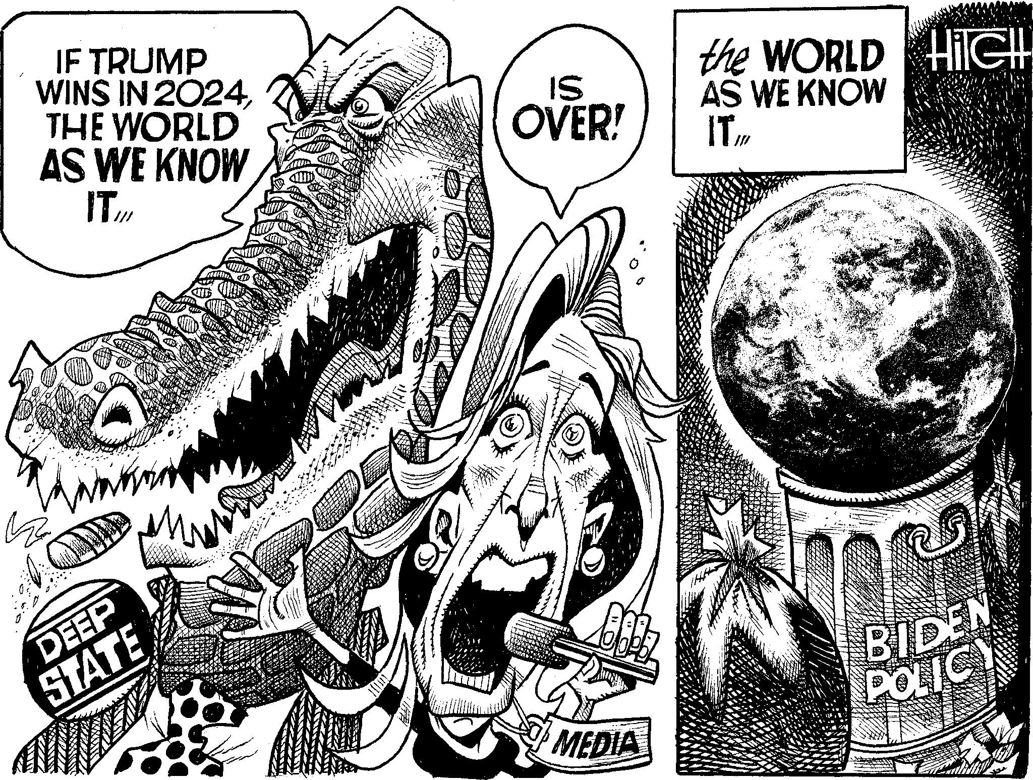 Art OCR: IF TRUMP WINS IN 2024THE WORLD AS WE KNOW IT SONNY DEEP STATE LA IS OVER! 8025 MEDIA the WORLD HIGH AS WE KNOW IT !!! BIDEN POLICY IF TRUMP WINS IN 2024THE WORLD AS WE KNOW IT SONNY DEEP STATE LA IS OVER ! 8025 MEDIA the WORLD HIGH AS WE KNOW IT !!! BIDEN POLICY