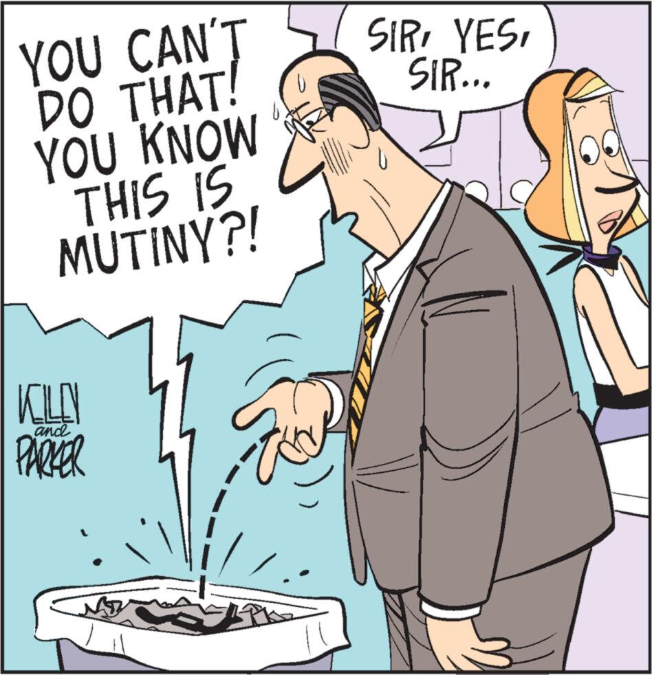 Cooking OCR: YOU CAN'T DO THAT! YOU KNOW THIS IS MUTINY?! KILO and PARKER me SIRSIR... YOU CAN'T DO THAT ! YOU KNOW THIS IS MUTINY ?! KILO and PARKER me SIRSIR ...