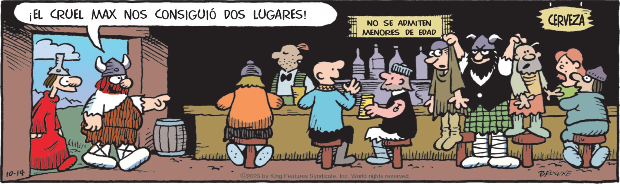 Font OCR: 10-14 ¡EL CRUEL MAX NOS CONSIGUIÓ DOS LUGARES! Kut NO SE ADMITEN MENORES DE EDAD TYTT 20 ?2023 by King Features SyndicateInc. World rights reserved. CERVEZA BROWNE *7*85* 10-14 ¡ EL CRUEL MAX NOS CONSIGUIÓ DOS LUGARES ! Kut NO SE ADMITEN MENORES DE EDAD TYTT 20 ?2023 by King Features SyndicateInc. World rights reserved . CERVEZA BROWNE * 7 * 85 *