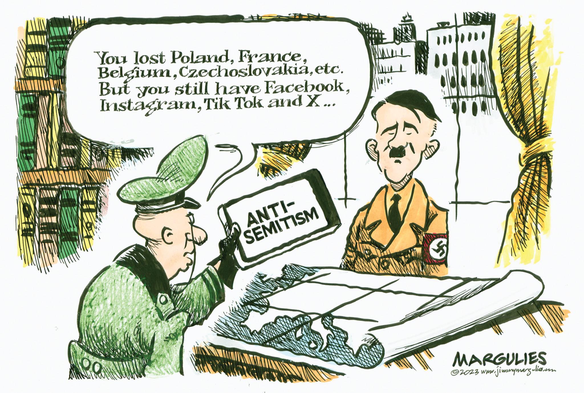 Art OCR: You lost Polandetc. But you still have FacebookTik Tok and X... ANTI- SEMITISM K MARGULIES ?2023 www.jimmymargulies.com. You lost Polandetc. But you still have FacebookTik Tok and X ... ANTI SEMITISM K MARGULIES ?2023 www.jimmymargulies.com .
