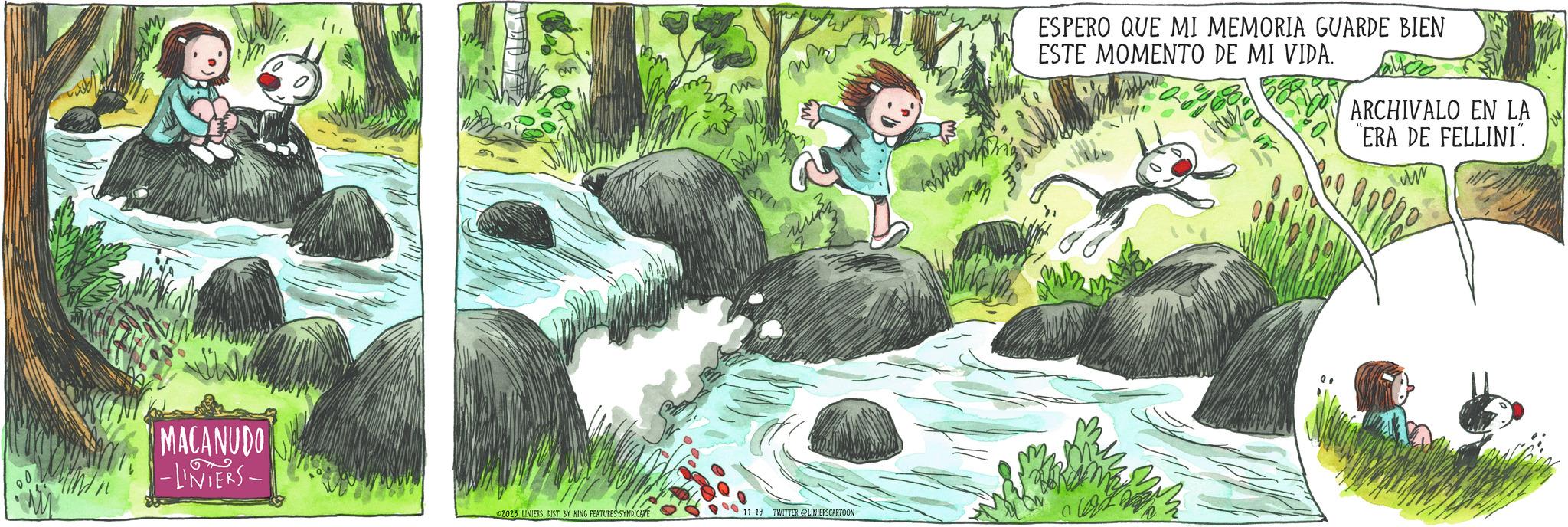 Tree OCR: HINN mn MACANUDO 1- L'NIERS- 2023 LINIERSDIST. BY KING FEATURES SYNDICATE 11-19 TWITTER: @LINIERSCARTOON ESPERO QUE MI MEMORIA GUARDE BIEN ESTE MOMENTO DE MI VIDA. alloo 0. ????? ARCHIVALO EN LA "ERA DE FELLINI”. www HINN mn MACANUDO 1- L'NIERS 2023 LINIERSDIST . BY KING FEATURES SYNDICATE 11-19 TWITTER : @LINIERSCARTOON ESPERO QUE MI MEMORIA GUARDE BIEN ESTE MOMENTO DE MI VIDA . alloo 0. ????? ARCHIVALO EN LA " ERA DE FELLINI ” . www