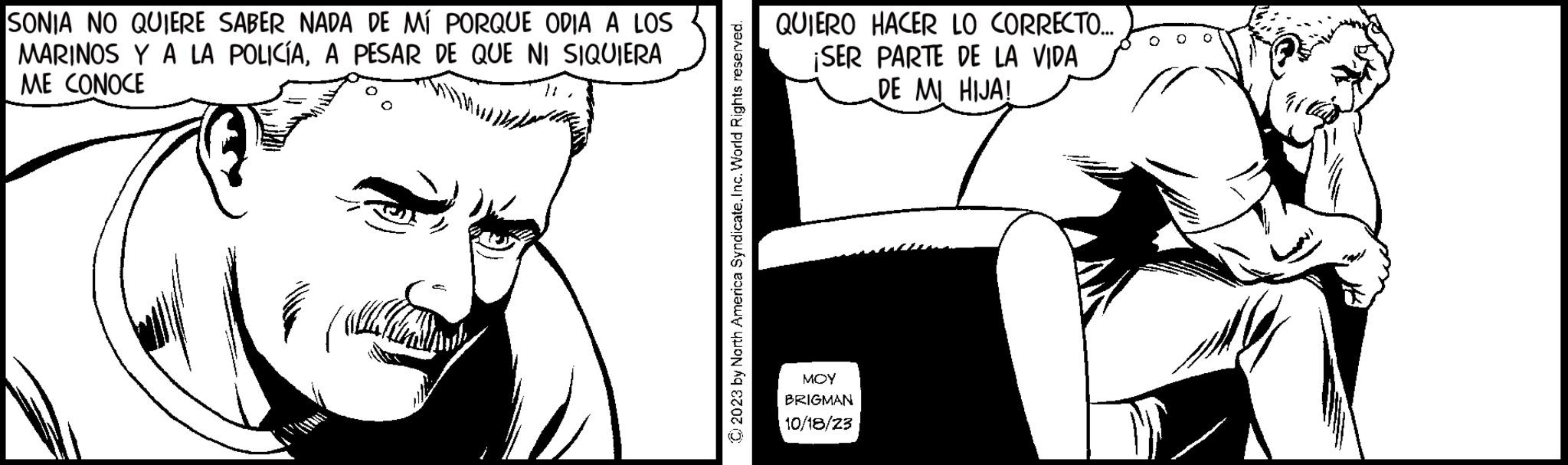 Interaction OCR: SONIA NO QUIERE SABER NADA DE MÍ PORQUE ODIA A LOS MARINOS Y A LA POLICÍAA PESAR DE QUE NI SIQUIERA ME CONOCE C QUIERO HACER LO CORRECTO... ¡SER PARTE DE LA VIDA DE MI HIJA! MOY BRIGMAN 10/18/23 SONIA NO QUIERE SABER NADA DE MÍ PORQUE ODIA A LOS MARINOS Y A LA POLICÍAA PESAR DE QUE NI SIQUIERA ME CONOCE C QUIERO HACER LO CORRECTO ... ¡ SER PARTE DE LA VIDA DE MI HIJA ! MOY BRIGMAN 10/18/23