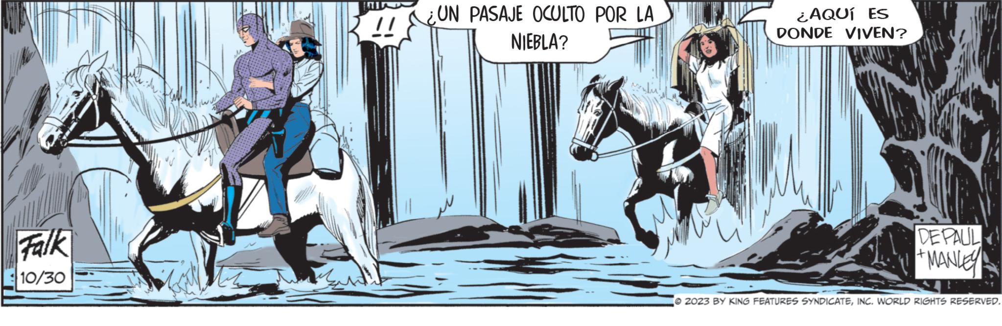 Rein OCR: Falk 10/30 ??? ??? UN PASAJE OCULTO POR LA NIEBLA? LES !! ¿AQUÍ ES DONDE VIVEN? DE PAUL + MANLEY © 2023 BY KING FEATURES SYNDICATEINC. WORLD RIGHTS RESERVED. Falk 10/30 ??? ??? UN PASAJE OCULTO POR LA NIEBLA ? LES !! ¿ AQUÍ ES DONDE VIVEN ? DE PAUL + MANLEY © 2023 BY KING FEATURES SYNDICATEINC . WORLD RIGHTS RESERVED .