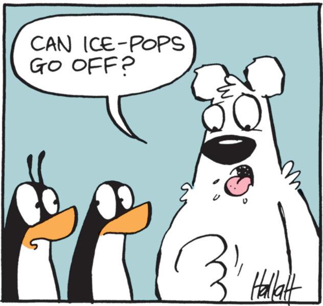 Art OCR: CAN ICE-POPS GO OFF? Q 3" Hallalt CAN ICE - POPS GO OFF ? Q 3 " Hallalt
