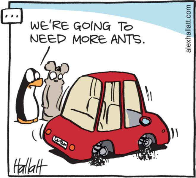 Automotive design OCR: WE'RE GOING TO NEED MORE ANTS. Hallatt U alexhallatt.com WE'RE GOING TO NEED MORE ANTS . Hallatt U alexhallatt.com