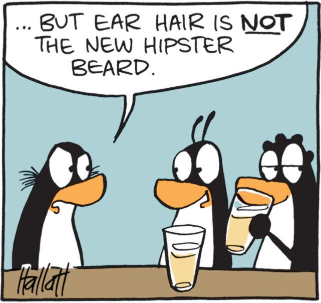 Handwriting OCR: ... BUT EAR HAIR IS NOT THE NEW HIPSTER BEARD. Hällätt ... BUT EAR HAIR IS NOT THE NEW HIPSTER BEARD . Hällätt