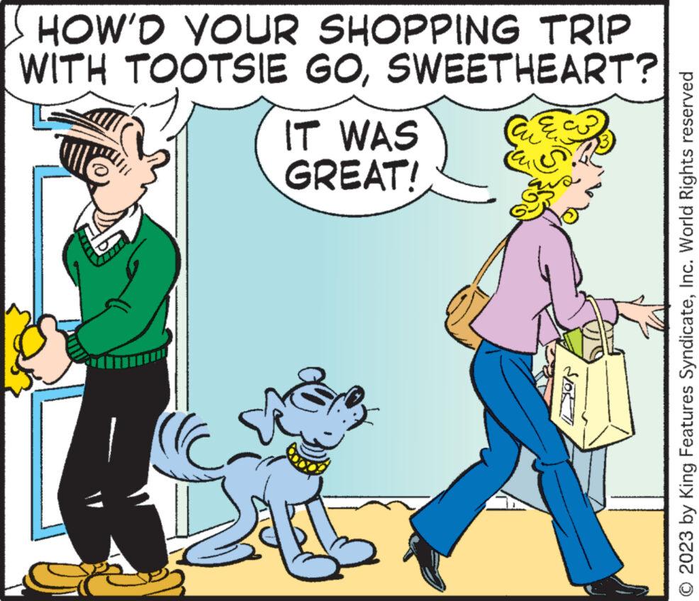 Gesture OCR: HOW'D YOUR SHOPPING TRIP WITH TOOTSIE GOSWEETHEART? Cu IT WAS GREAT! 201 © 2023 by King Features SyndicateInc. World Rights reserved HOW'D YOUR SHOPPING TRIP WITH TOOTSIE GOSWEETHEART ? Cu IT WAS GREAT ! 201 © 2023 by King Features SyndicateInc. World Rights reserved