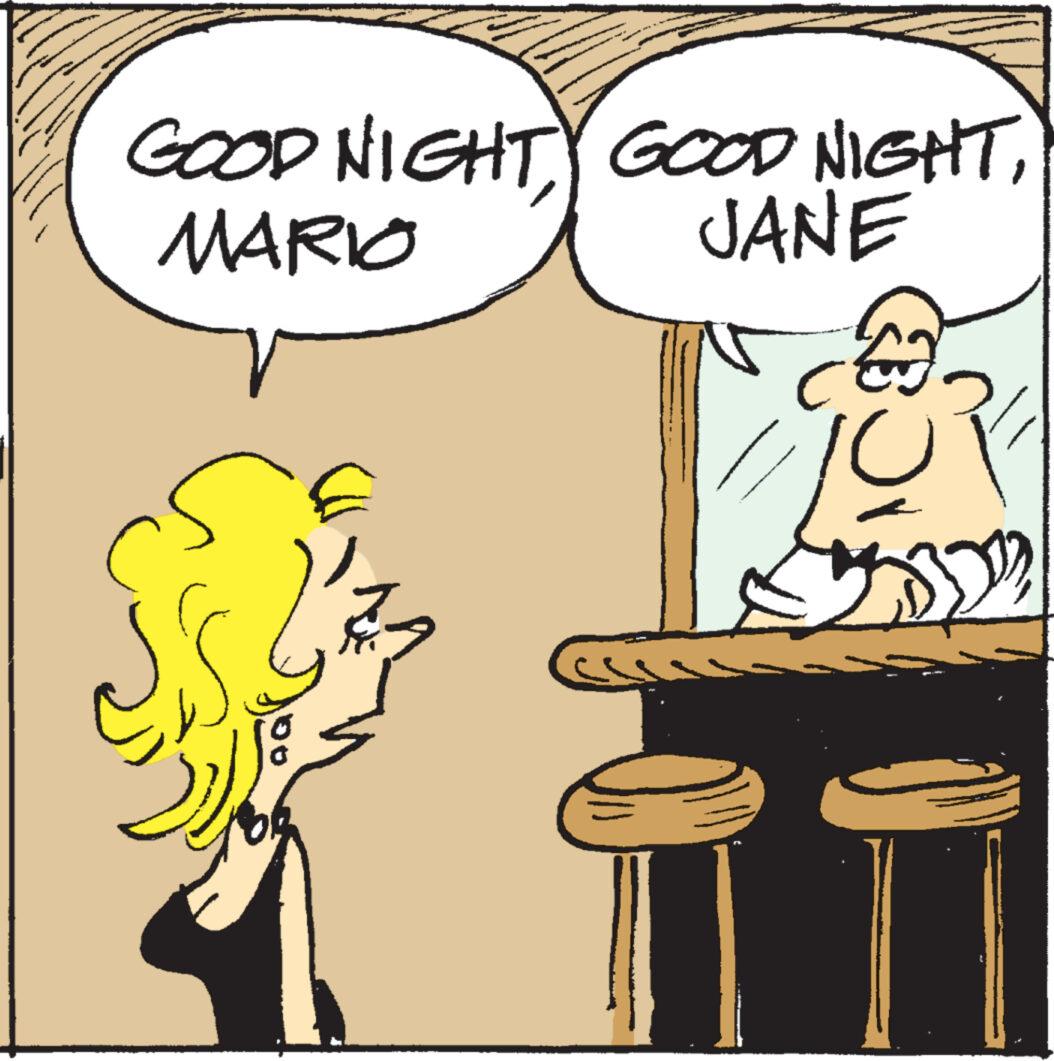 Rectangle OCR: GOOD NIGHT MARIO GOOD NIGHTJANE C L GOOD NIGHT MARIO GOOD NIGHTJANE C L