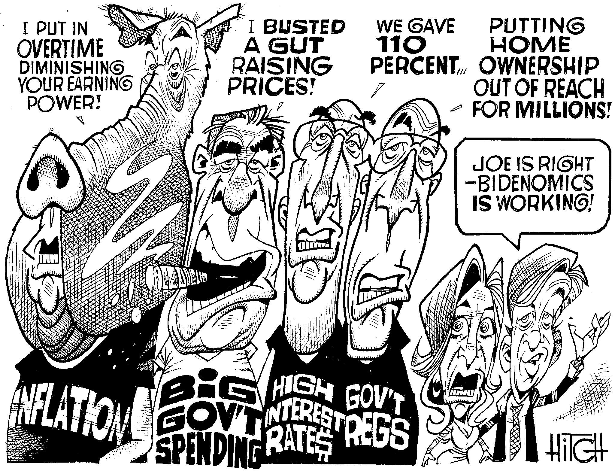 Sharing OCR: I PUT IN OVERTIME DIMINISHING YOUR EARNING POWER! yet the D ONE DILID I BUSTED A GUT RAISING PRICES! SUR Z 13 WE GAVE 110 PERCENT sudd BIG HIGH GOV'T INFLATION GOVT INTEREST SPENDING RATES REGS PUTTING HOME OWNERSHIP OUT OF REACH FOR MILLIONS! JOE IS RIGHT -BIDENOMICS IS WORKING! HITCH I PUT IN OVERTIME DIMINISHING YOUR EARNING POWER ! yet the D ONE DILID I BUSTED A GUT RAISING PRICES ! SUR Z 13 WE GAVE 110 PERCENT sudd BIG HIGH GOV'T INFLATION GOVT INTEREST SPENDING RATES REGS PUTTING HOME OWNERSHIP OUT OF REACH FOR MILLIONS ! JOE IS RIGHT -BIDENOMICS IS WORKING ! HITCH