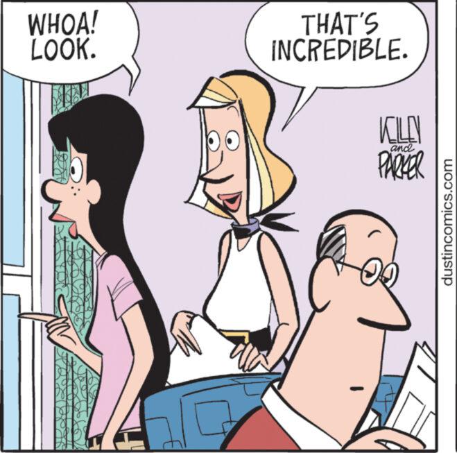 Happy OCR: WHOA! LOOK. THAT'S INCREDIBLE. KILO and PARKER dustincomics.com WHOA ! LOOK . THAT'S INCREDIBLE . KILO and PARKER dustincomics.com