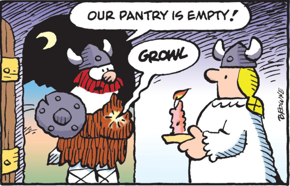 Fictional character OCR: OUR PANTRY IS EMPTY! Z GROWL ANMODE OUR PANTRY IS EMPTY ! Z GROWL ANMODE