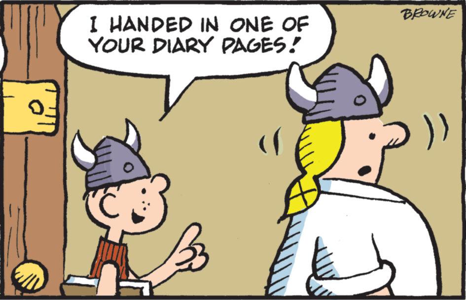 Interaction OCR: I HANDED IN ONE OF YOUR DIARY PAGES! BROWNE )) I HANDED IN ONE OF YOUR DIARY PAGES ! BROWNE ) )