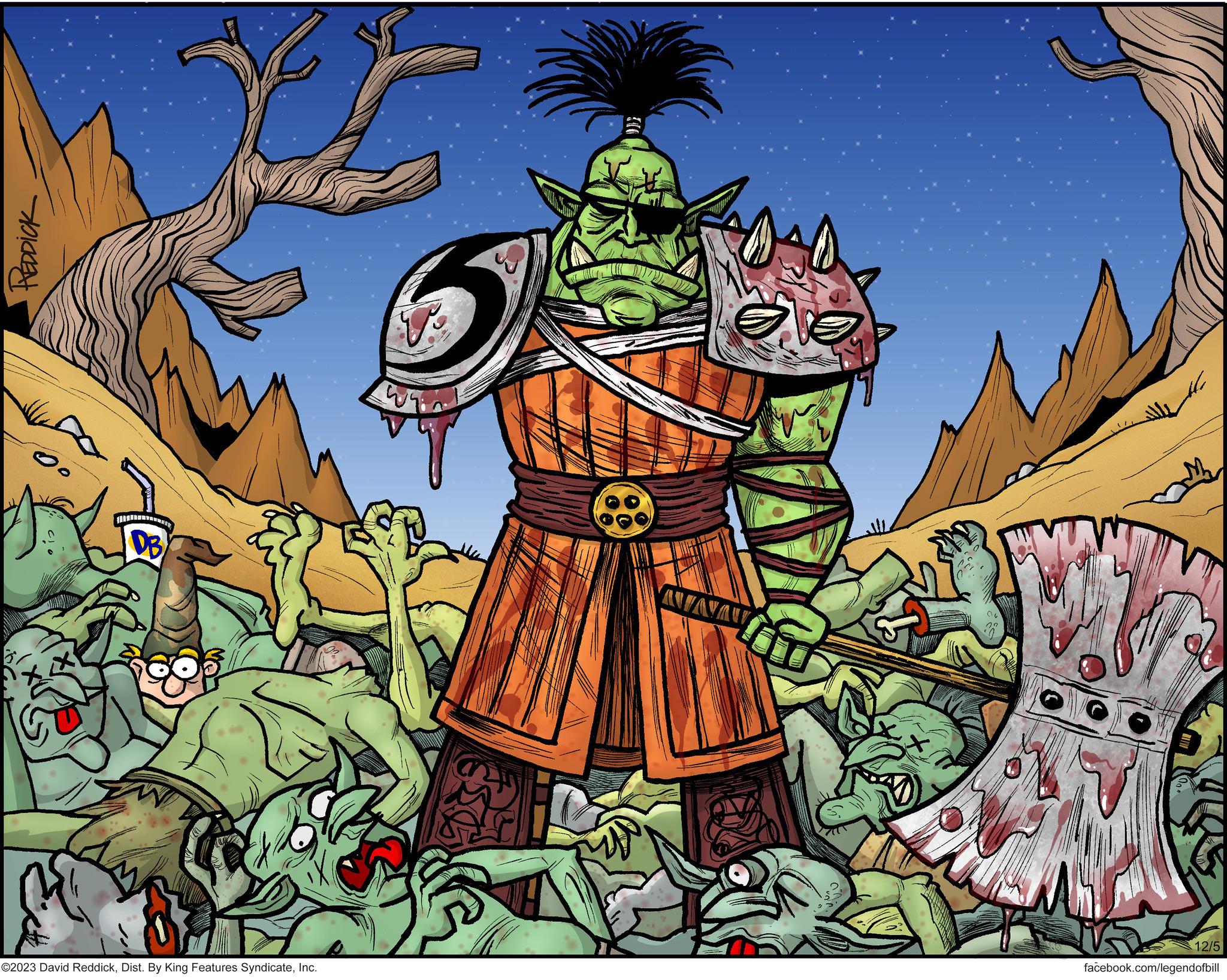 Illustration OCR: REDDICK DB X ©2023 David ReddickInc. (0 88 AVAVAW 20 02 12/5 facebook.com/legendofbill REDDICK DB X © 2023 David ReddickDist . By King Features SyndicateInc. ( 0 88 AVAVAW 20 02 12/5 facebook.com/legendofbill