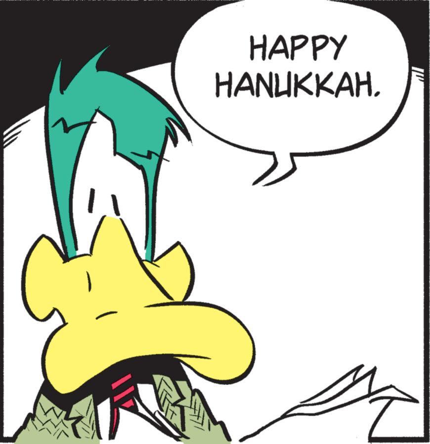 Art OCR: HAPPY HANUKKAH. HAPPY HANUKKAH .