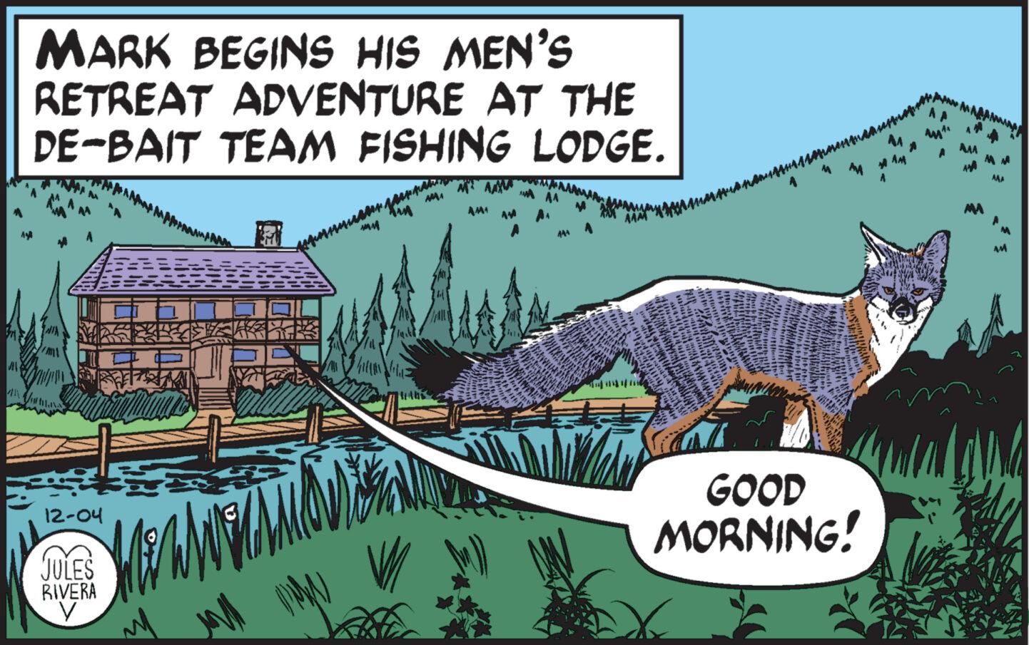 Plant OCR: AL MARK BEGINS HIS MEN'S RETREAT ADVENTURE AT THE DE-BAIT TEAM FISHING LODGE. ? ??? antin mamma 12-04 JULES RIVERA V HMEN IMA My Meep 4^^ MAMAM A GOOD MORNING! ??? MA AAA A M AMA AL MARK BEGINS HIS MEN'S RETREAT ADVENTURE AT THE DE - BAIT TEAM FISHING LODGE . ? ? ? ? antin mamma 12-04 JULES RIVERA V HMEN IMA My Meep 4 ^^ MAMAM A GOOD MORNING ! ??? MA AAA A M AMA