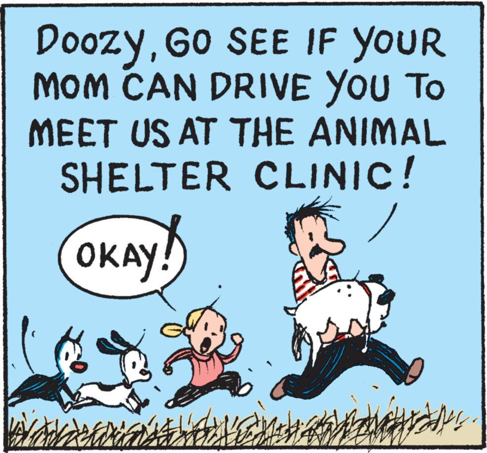 Art OCR: DoozyGO SEE IF YOUR MOM CAN DRIVE YOU TO MEET US AT THE ANIMAL SHELTER CLINIC! OKAY! catal ? ? ? ? ? ? ? ? ? ? ? ? ?? DoozyGO SEE IF YOUR MOM CAN DRIVE YOU TO MEET US AT THE ANIMAL SHELTER CLINIC ! OKAY ! catal ? ? ? ? ? ? ? ? ? ? ? ? ??