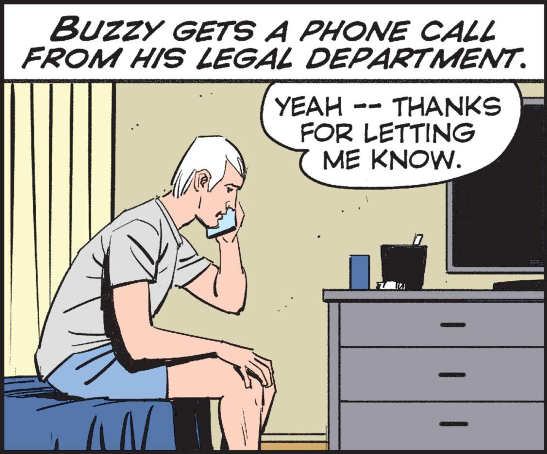 Gesture OCR: BUZZY GETS A PHONE CALL FROM HIS LEGAL DEPARTMENT. DETS AM YEAH THANKS FOR LETTING ME KNOW. 1 BUZZY GETS A PHONE CALL FROM HIS LEGAL DEPARTMENT . DETS AM YEAH THANKS FOR LETTING ME KNOW . 1