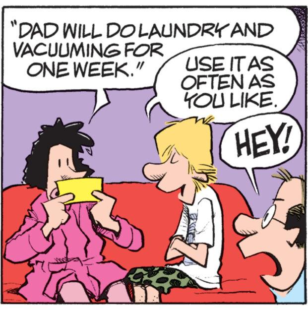 Interaction OCR: "DAD WILL DO LAUNDRY AND VACUUMING FOR ONE WEEK." wwwww USE IT AS OFTEN AS YOU LIKE. ME 7 HEY! www. " DAD WILL DO LAUNDRY AND VACUUMING FOR ONE WEEK . " wwwww USE IT AS OFTEN AS YOU LIKE . ME 7 HEY ! www .