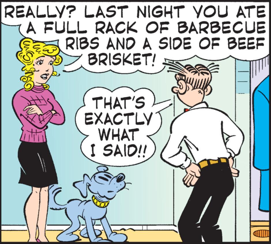Gesture OCR: REALLY? LAST NIGHT YOU ATE A FULL RACK OF BARBECUE RIBS AND A SIDE OF BEEF BRISKET! ww THAT'S EXACTLY WHAT I SAID!! REALLY ? LAST NIGHT YOU ATE A FULL RACK OF BARBECUE RIBS AND A SIDE OF BEEF BRISKET ! ww THAT'S EXACTLY WHAT I SAID !!
