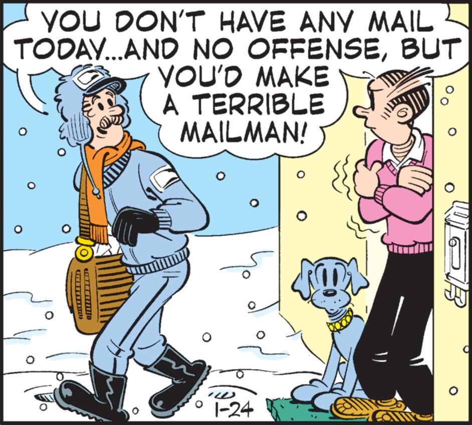 Gesture OCR: YOU DON'T HAVE ANY MAIL TODAY...AND NO OFFENSEBUT YOU'D MAKE A TERRIBLE MAILMAN! COMU TIM 0 1-24 O HL YOU DON'T HAVE ANY MAIL TODAY ... AND NO OFFENSEBUT YOU'D MAKE A TERRIBLE MAILMAN ! COMU TIM 0 1-24 O HL