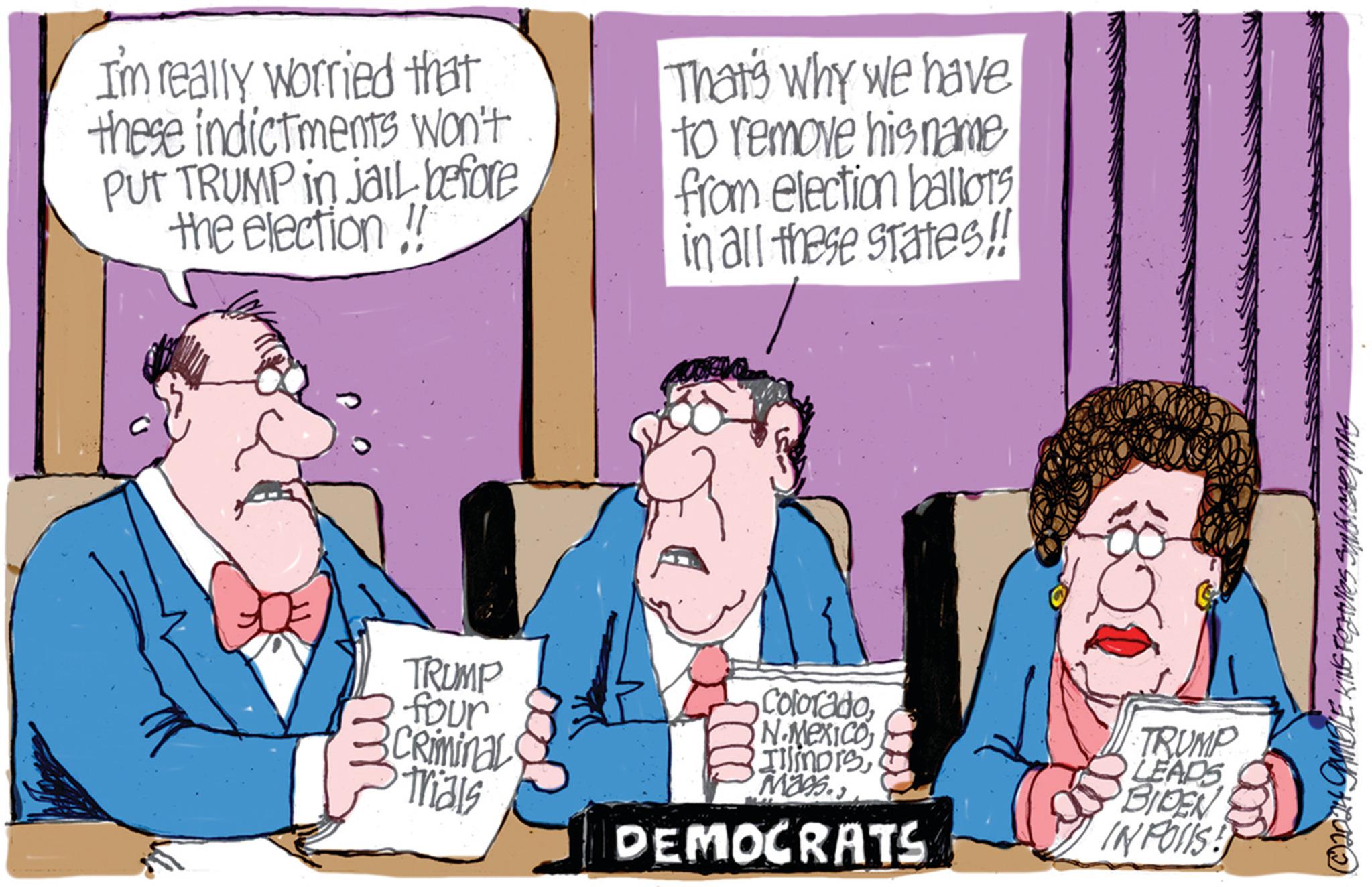 Event OCR: I'm really worried that these indictments won't PUT TRUMP in jail before the election !! m TRUMP four Criminal trials That's why we have to remove his name from election ballots in all these states!! ColoradoMans. DEMOCRATS TRUMP LEADS BIDEN IN POIS! Shalawigs samles SUA FIGUNG HEILD I'm really worried that these indictments won't PUT TRUMP in jail before the election !! m TRUMP four Criminal trials That's why we have to remove his name from election ballots in all these states !! ColoradoMans . DEMOCRATS TRUMP LEADS BIDEN IN POIS ! Shalawigs samles SUA FIGUNG HEILD