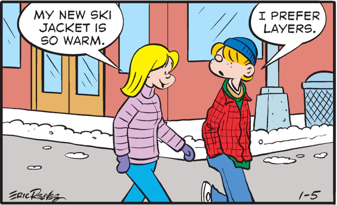 Mammal OCR: MY NEW SKI JACKET IS SO WARM. ERIC REAVES Pol I PREFER LAYERS. 9 1-5 MY NEW SKI JACKET IS SO WARM . ERIC REAVES Pol I PREFER LAYERS . 9 1-5