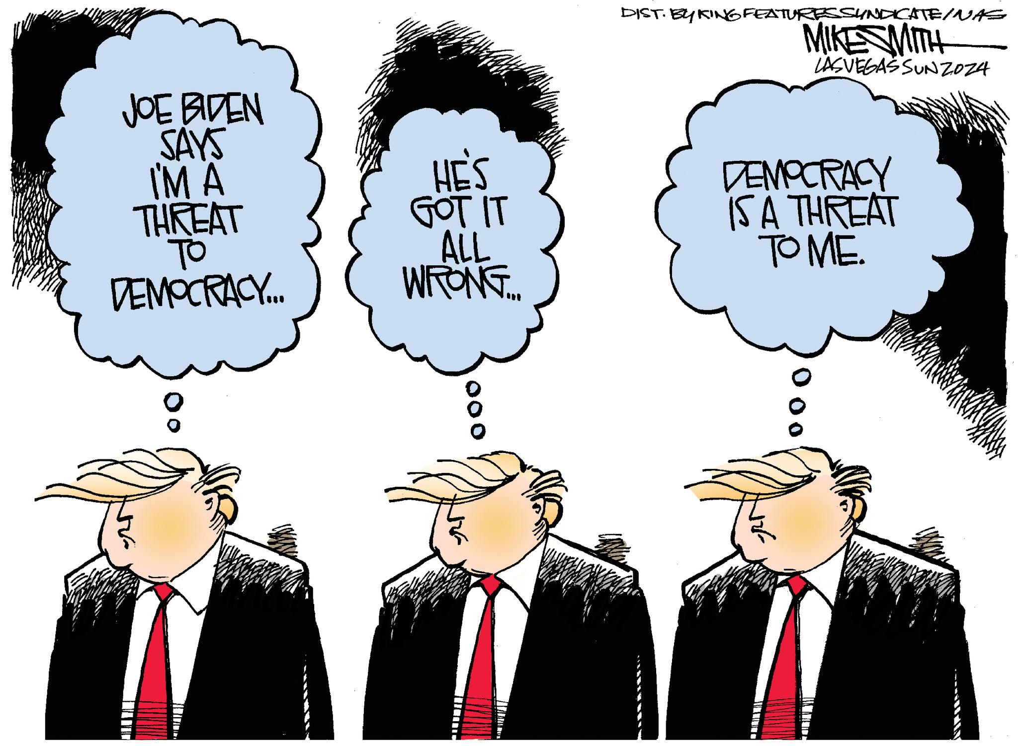 Pleased OCR: TRUMP WILL BE THE SOMINEE WHAT WRITING ON THE WALL? DESANTIS HALEY DIST. BUKING FEATU LASVEGASSUNZO24 MIKE MITH ESSYNDICATE/NAS TRUMP WILL BE THE SOMINEE WHAT WRITING ON THE WALL ? DESANTIS HALEY DIST . BUKING FEATU LASVEGASSUNZO24 MIKE MITH ESSYNDICATE / NAS
