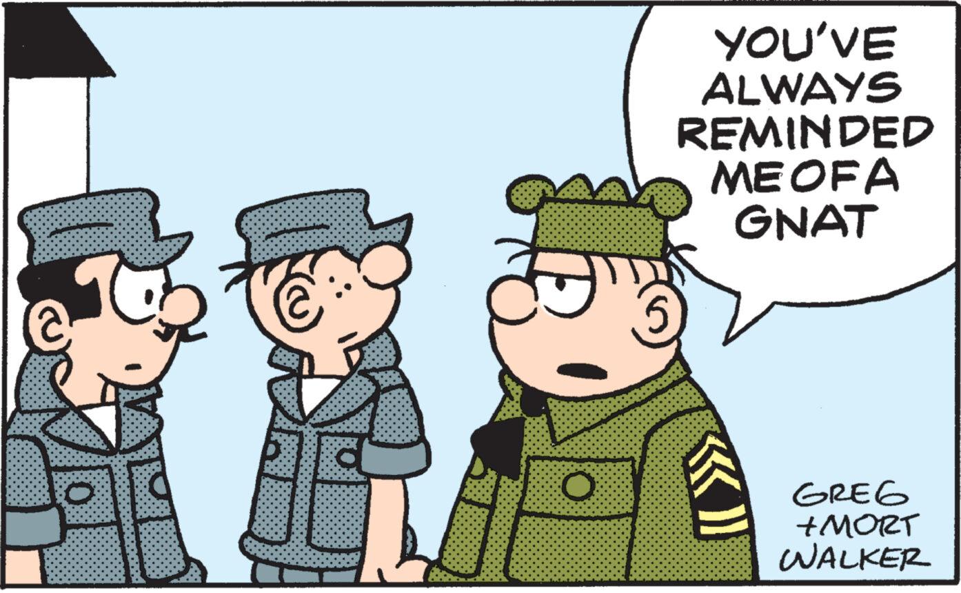 Event OCR: O O YOU'VE ALWAYS REMINDED MEOFA GNAT KII GREG +MORT WALKER O O YOU'VE ALWAYS REMINDED MEOFA GNAT KII GREG + MORT WALKER
