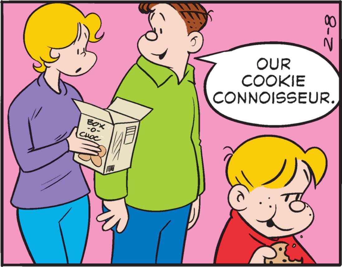 Interaction OCR: BOX. -O CHOC MB 2-8 OUR COOKIE CONNOISSEUR. BOX . -O CHOC MB 2-8 OUR COOKIE CONNOISSEUR .